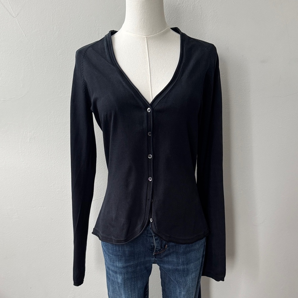Hugo Boss Silk Blend Luxury Cardigan – Size M 🖤✨
